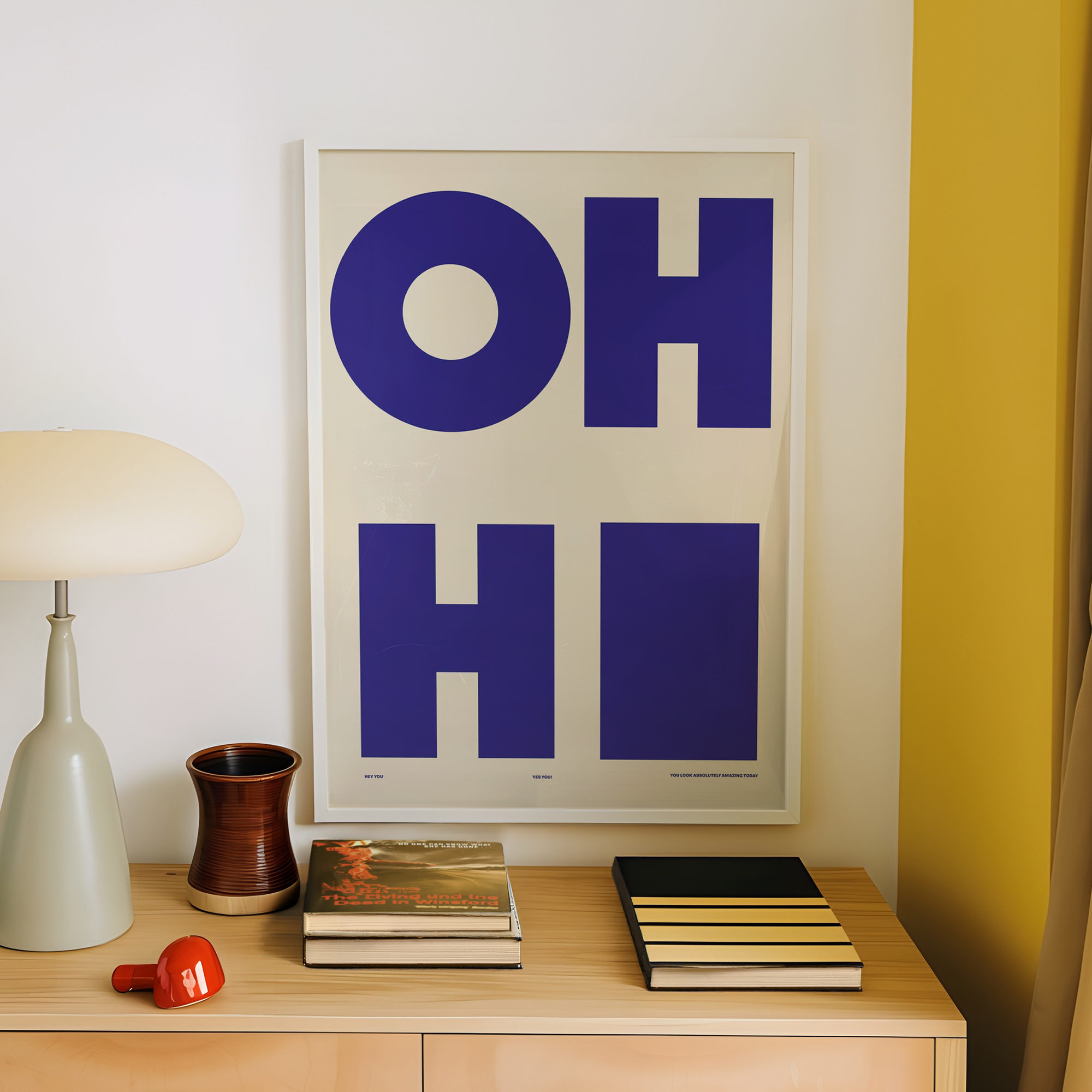 Modern,Minimalist OH HI Blue W - Photography Nature บทวิจารณ์และราคา