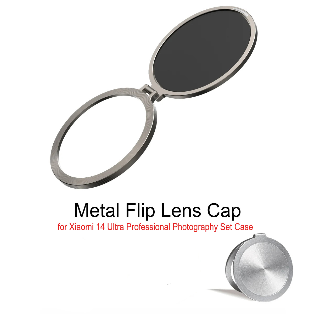 Metal Flip Lens Cap Lens Cover - Photography Xiaomi 14 Ultra บทวิจารณ์และราคา