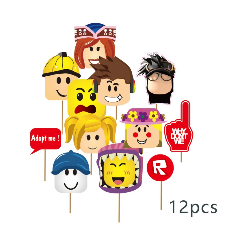 12pcs Roblox Game Themed Party - Photography Anime บทวิจารณ์และราคา
