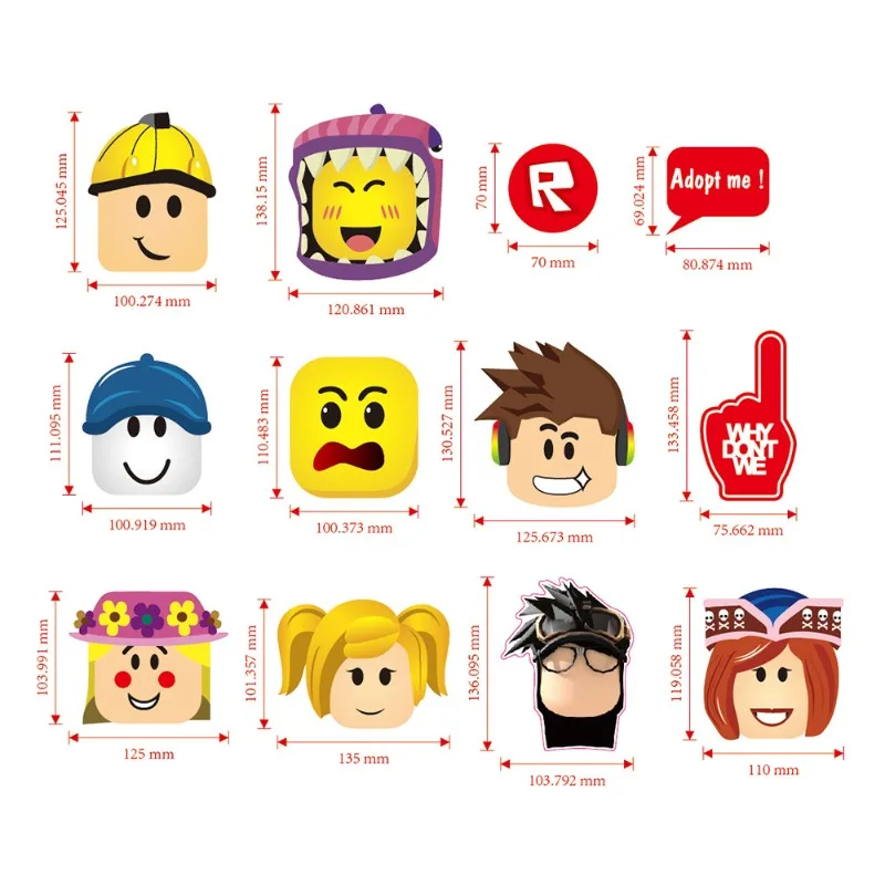 12pcs Roblox Game Themed Party - Photography Anime บทวิจารณ์และราคา