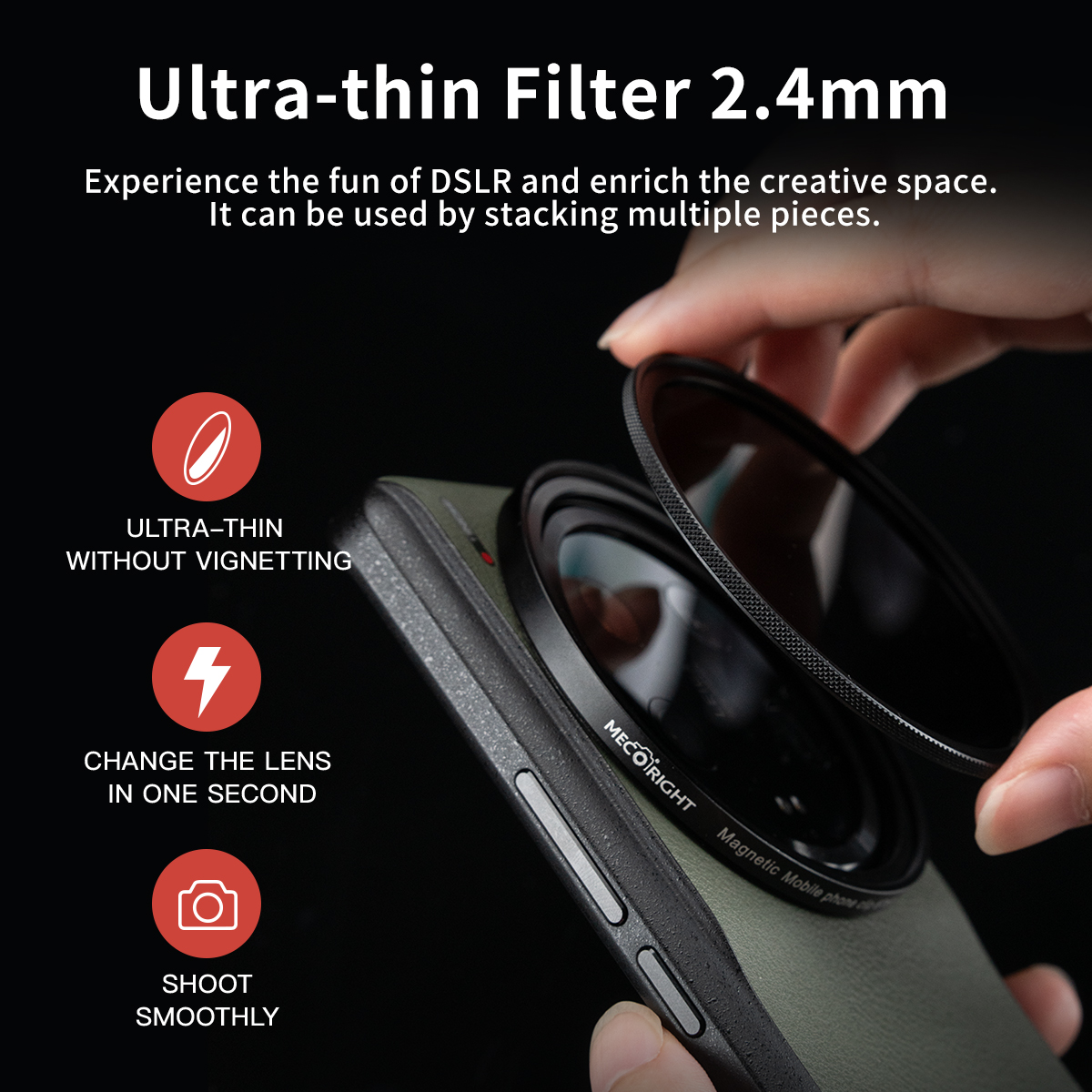 Mecoright magnetic mobile phon - Photography Xiaomi 14 Ultra บทวิจารณ์และราคา