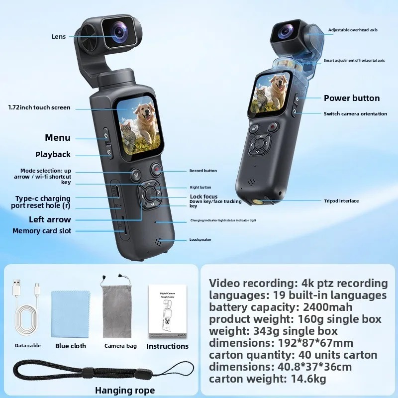 4K HJD05 Pocket 3 Camera with  - Photography Term บทวิจารณ์และราคา