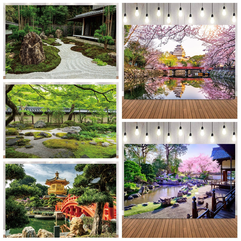 Japanese-style Zen Garden Phot - Photography Zen บทวิจารณ์และราคา