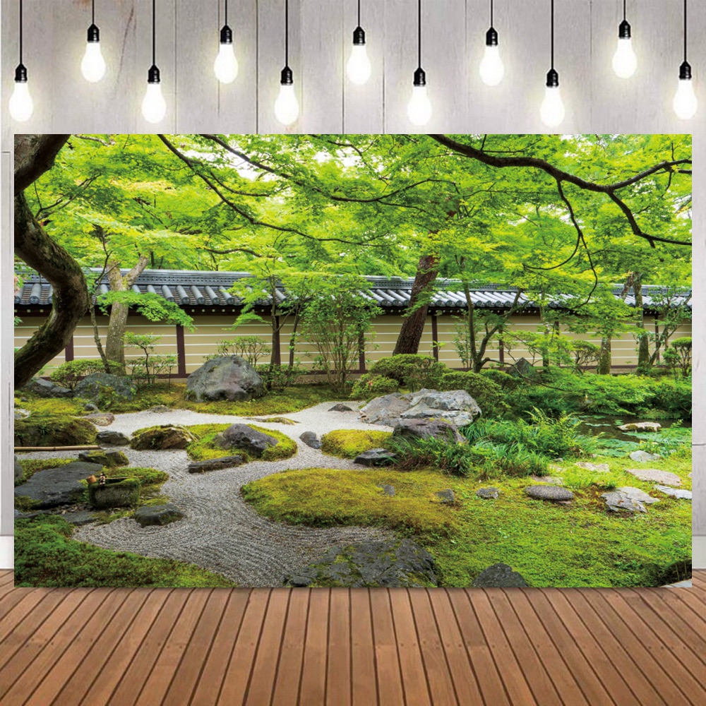 Japanese-style Zen Garden Phot - Photography Zen บทวิจารณ์และราคา