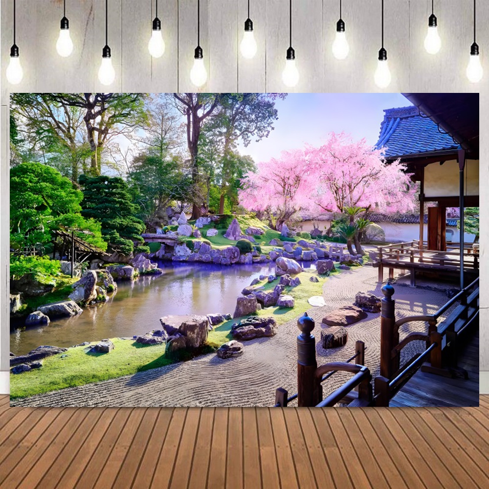 Japanese-style Zen Garden Phot - Photography Zen บทวิจารณ์และราคา