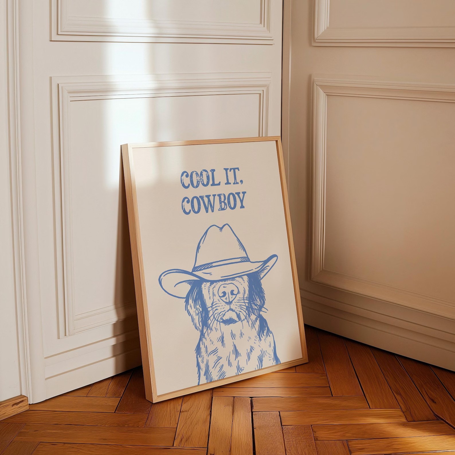 cool it cowboy art print retro - Photography Nature บทวิจารณ์และราคา