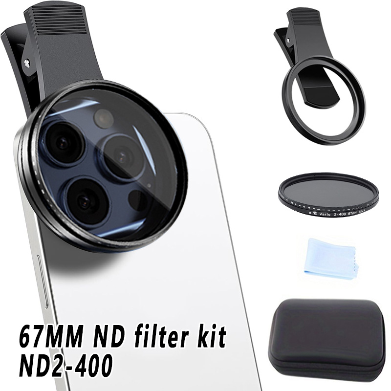 67mm Clip-on ND2-400 Phone Cam - Nd Filter Set บทวิจารณ์และราคา