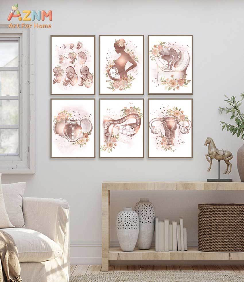 AZNM Watercolor Floral Female  - Photography Nature บทวิจารณ์และราคา