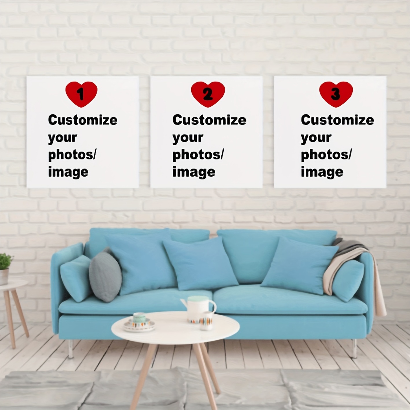 3pcs/set Custom Square Canvas  - Photography Object บทวิจารณ์และราคา