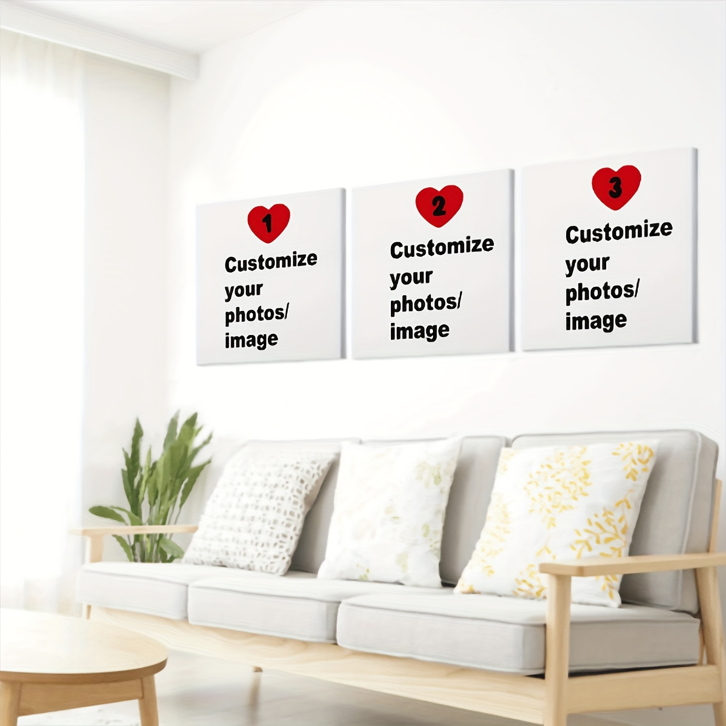 3pcs/set Custom Square Canvas  - Photography Object บทวิจารณ์และราคา
