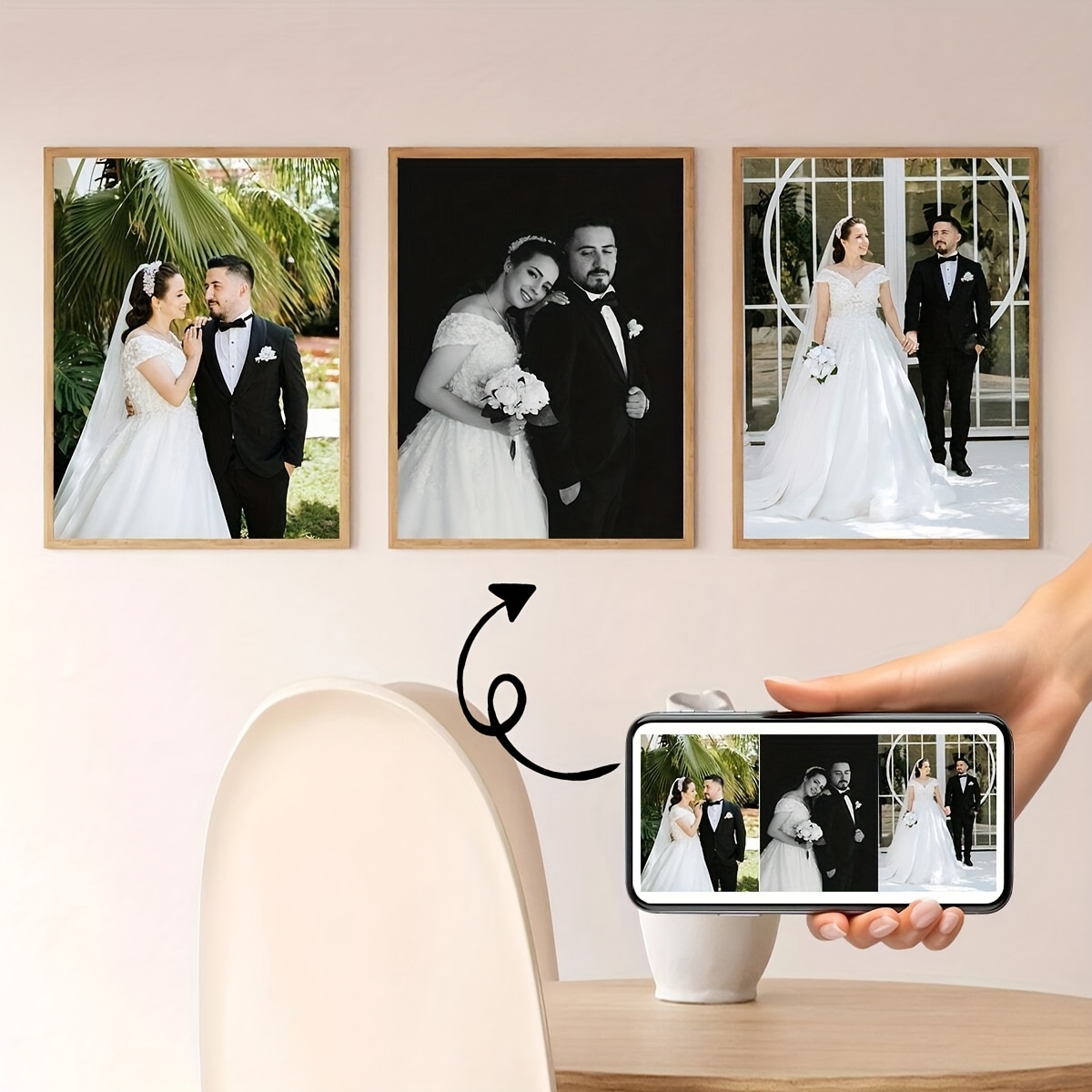 3pcs/set Custom Square Canvas  - Photography Object บทวิจารณ์และราคา