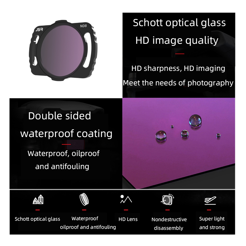 Adjustable Filter for DJI Avat - Nd Filter Set บทวิจารณ์และราคา