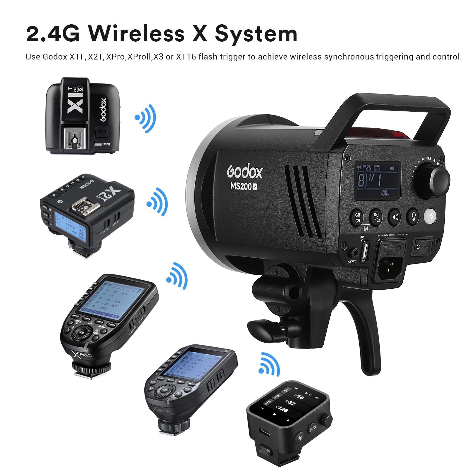 Godox MS200V Studio Strobe Fla - Photography Wedding บทวิจารณ์และราคา