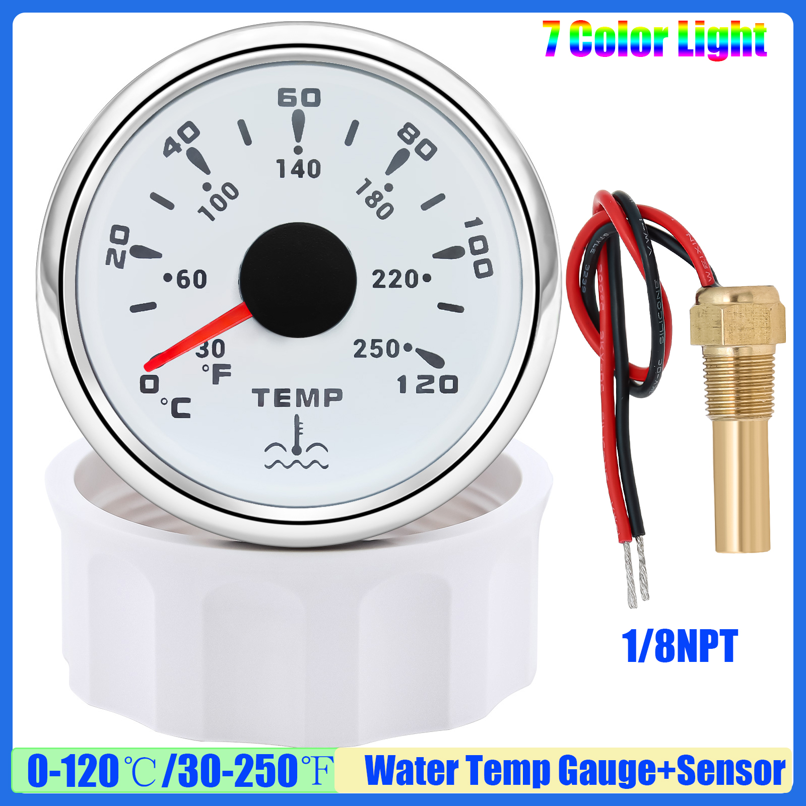 Waterproof 52mm Water Temperat - Light Meter Incident บทวิจารณ์และราคา