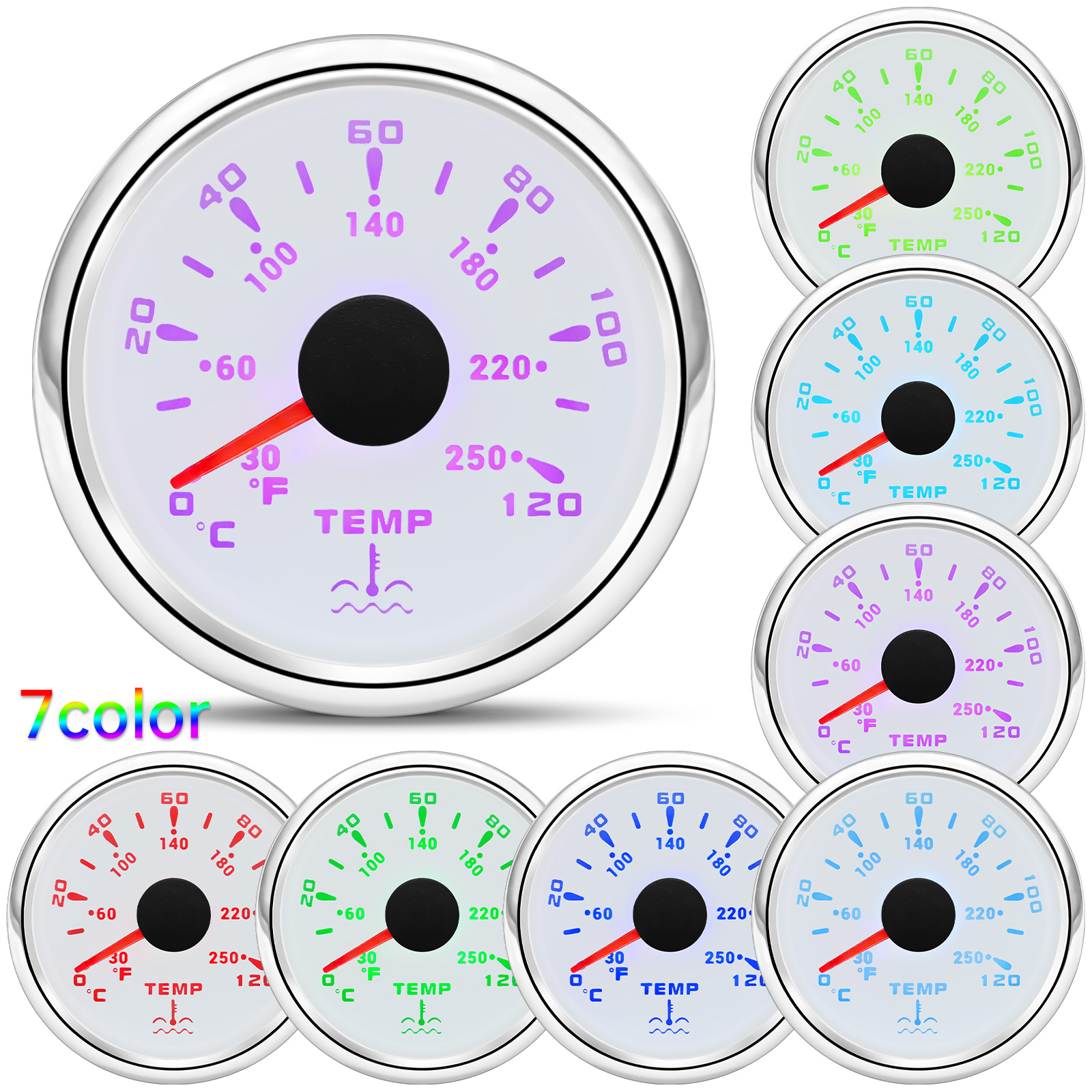 Waterproof 52mm Water Temperat - Light Meter Incident บทวิจารณ์และราคา