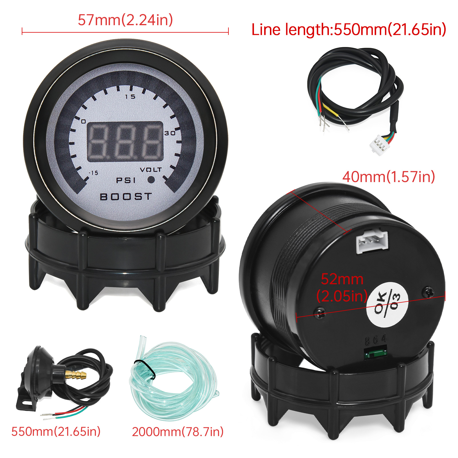 52MM Digital LED Boost EXT Exh - Light Meter Incident บทวิจารณ์และราคา