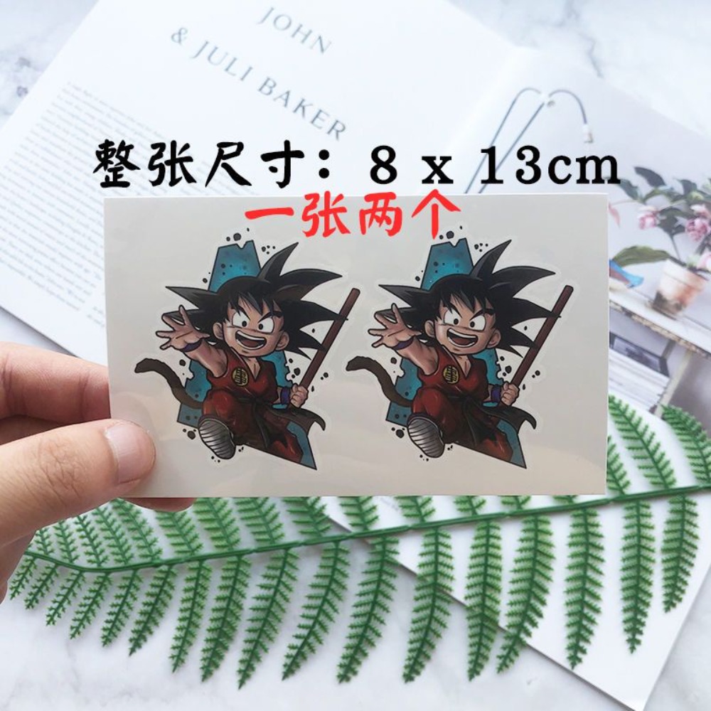 Dragon Ball tattoo stickers -  - Photography Anime บทวิจารณ์และราคา