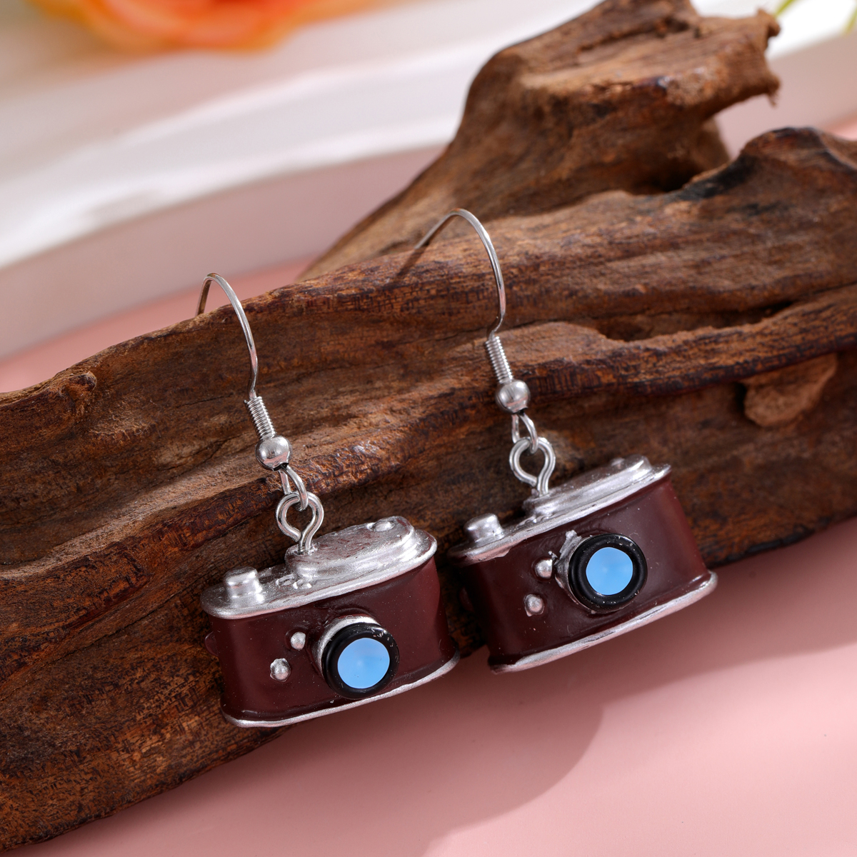 Retro Cute Camera Earrings Int - Photography Interest บทวิจารณ์และราคา