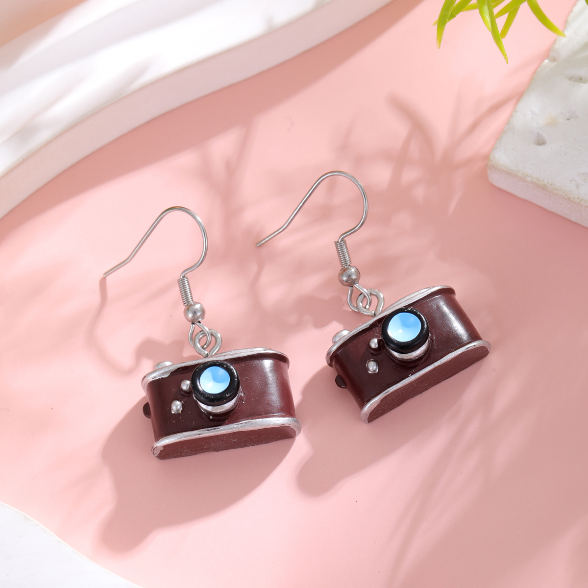 Retro Cute Camera Earrings Int - Photography Interest บทวิจารณ์และราคา