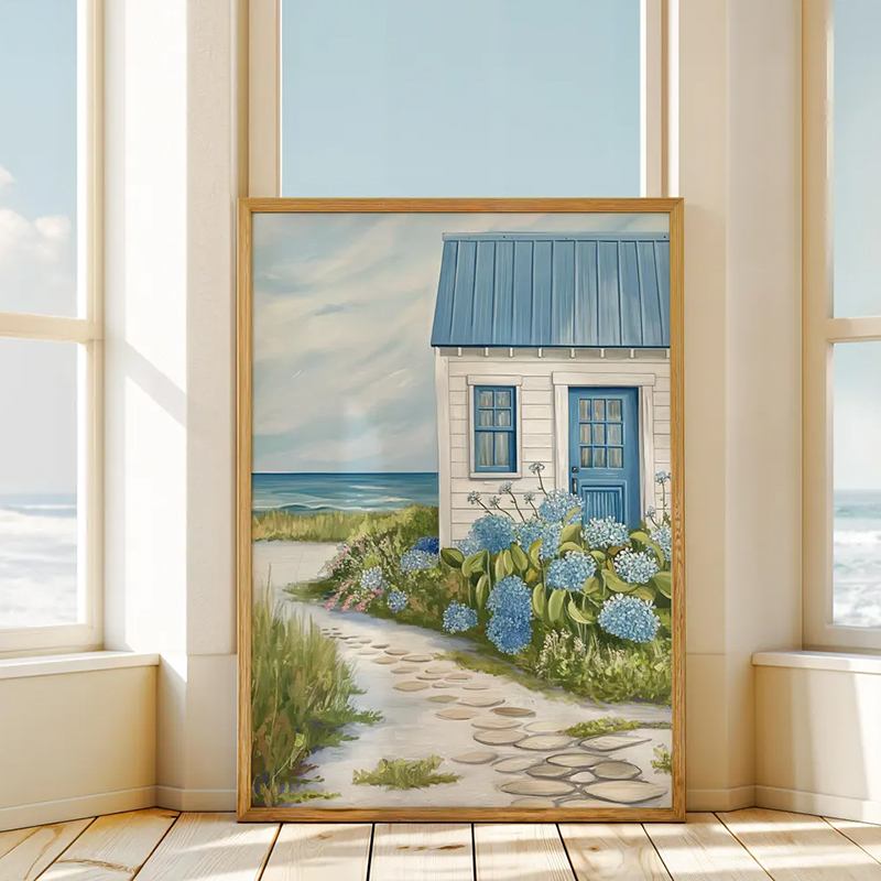 Blue Coastal Beach Sailboat Hy - Photography Nature บทวิจารณ์และราคา