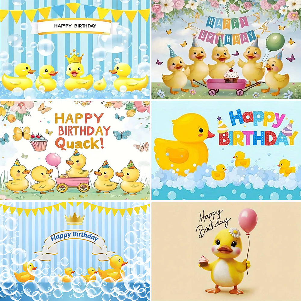 Cartoon Yellow Duck Theme Birt - Photography Duck บทวิจารณ์และราคา