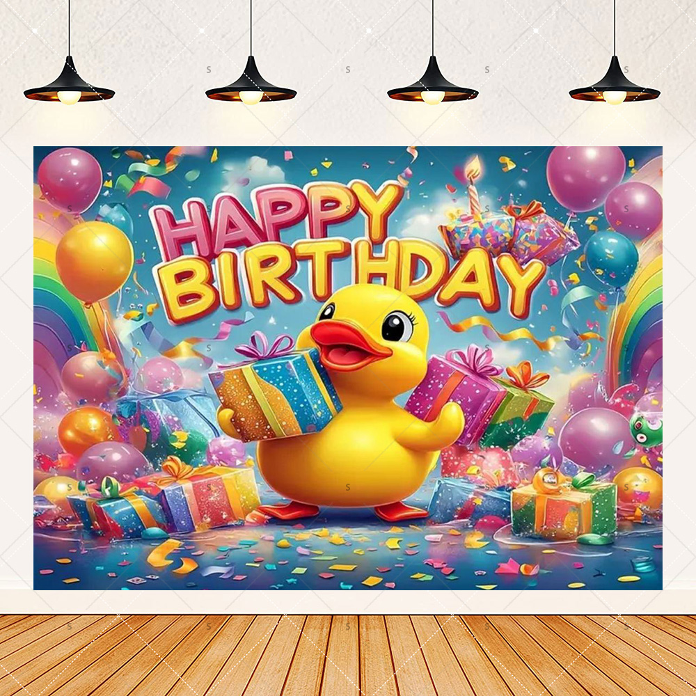 Cartoon Yellow Duck Theme Birt - Photography Duck บทวิจารณ์และราคา