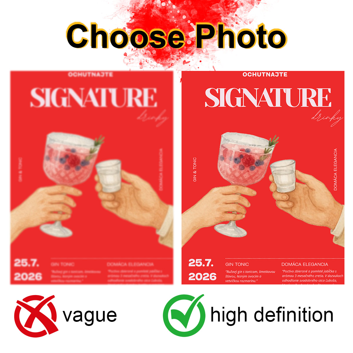 Custom Photo Advertising Poste - Photography Object บทวิจารณ์และราคา