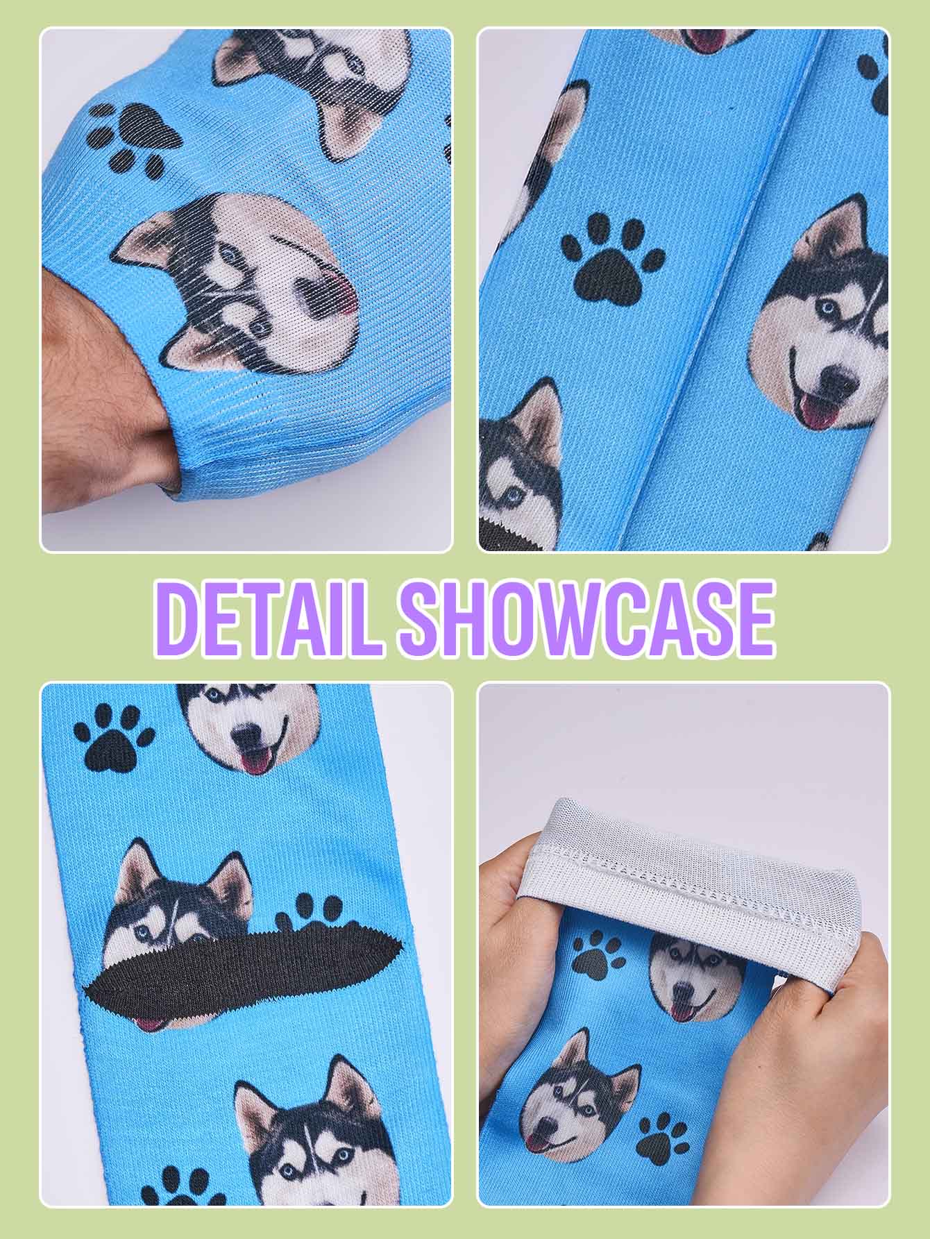 Custom Photo Socks Personalize - Photography Object บทวิจารณ์และราคา