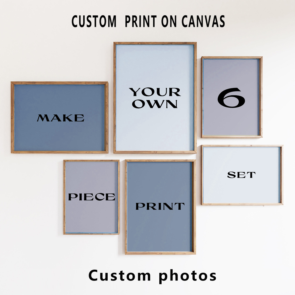6pcs/set Custom Canvas Prints  - Photography Object บทวิจารณ์และราคา