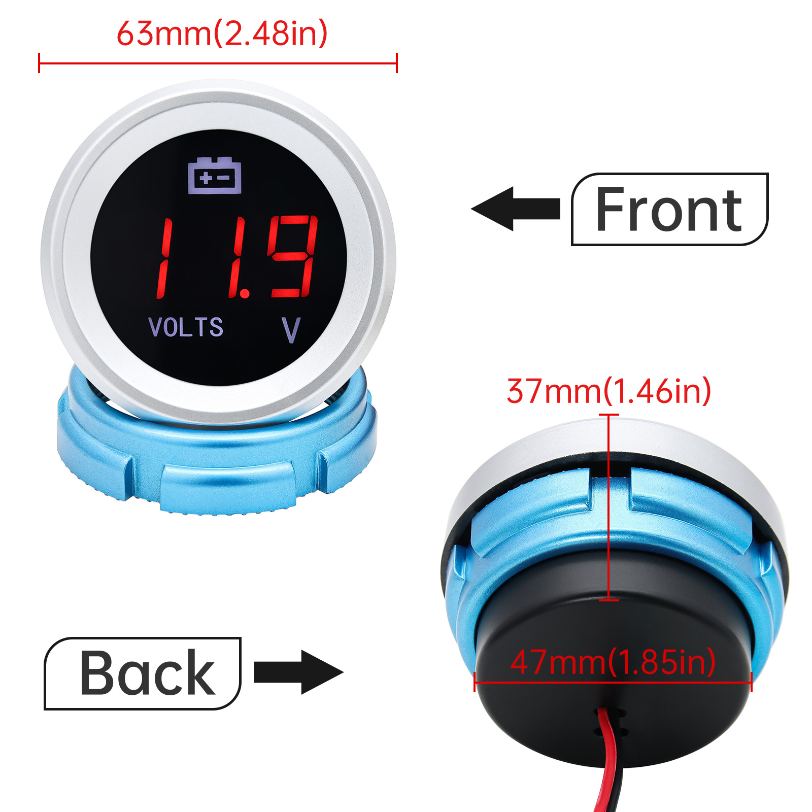 AD Universal Voltmeter 12V Wat - Light Meter Incident บทวิจารณ์และราคา