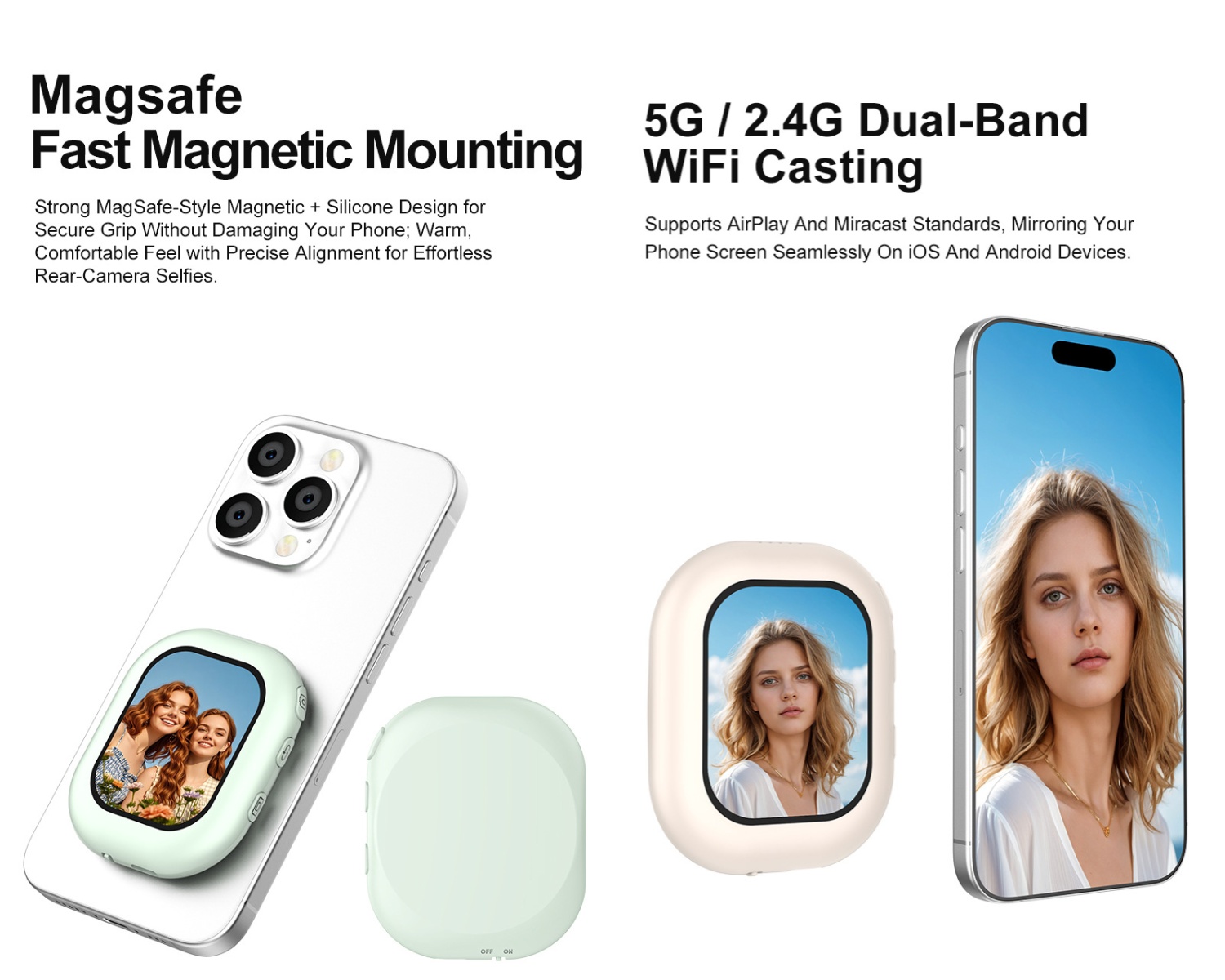 Wireless Mini Magnetic Selfie  - Photography Camera บทวิจารณ์และราคา